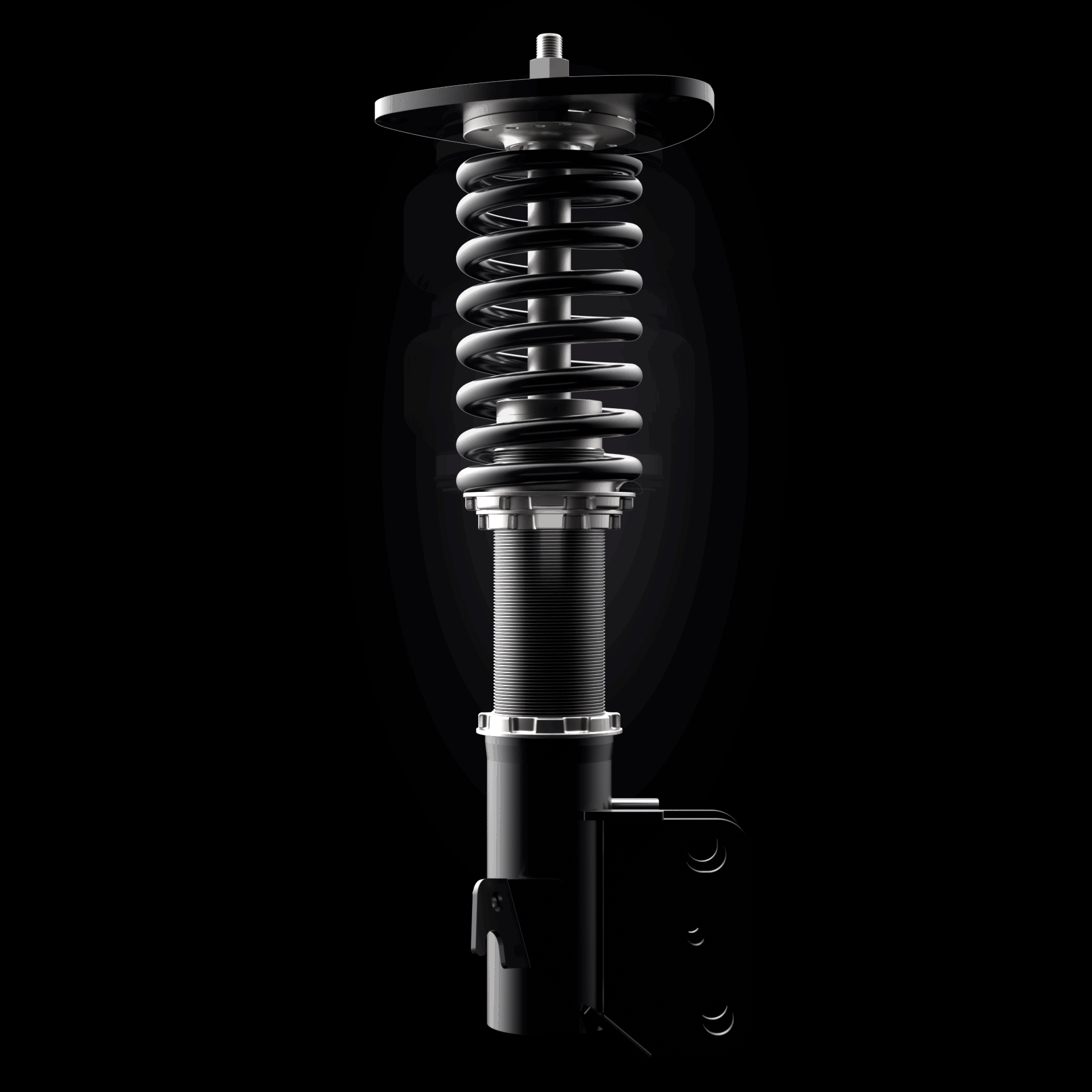 Coilover to Air Bag Transition