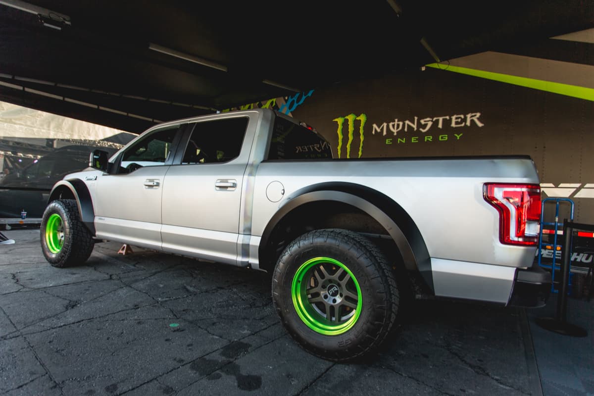 Vaughn Gittin Jr. RTR 2015 Ford F-150 truck on Air Lift Performance air suspension